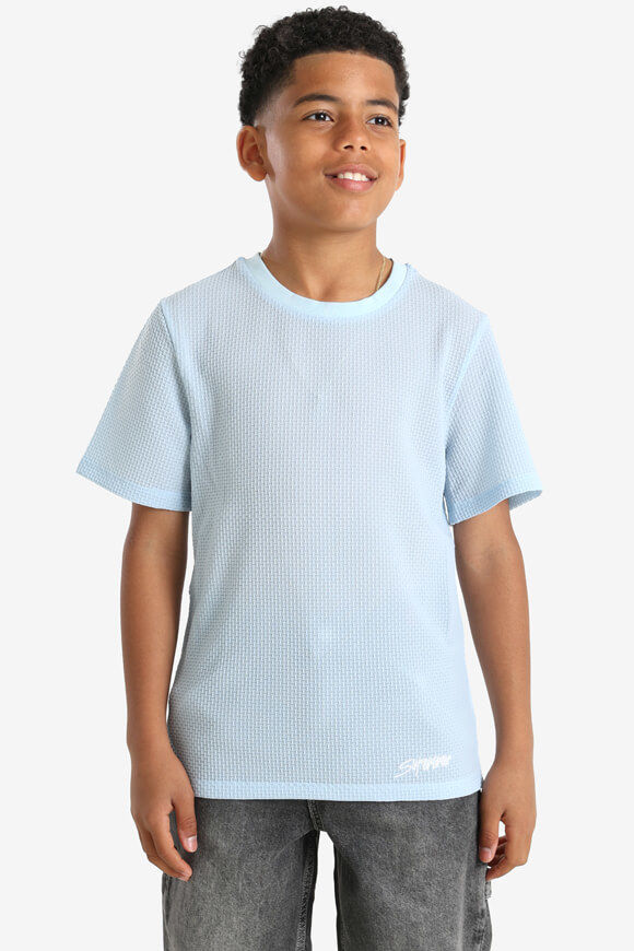 Supercrew Strukturiertes T-Shirt | Hellblau | Jungen  | 14 von Supercrew