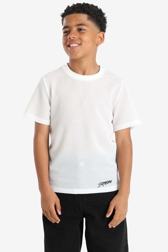 Supercrew Strukturiertes T-Shirt | Offwhite | Jungen  | 12 von Supercrew
