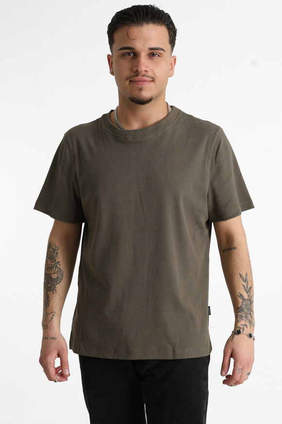 Supercrew Strukturiertes T-Shirt | Olive | Herren | M Supercrew Strukturiertes T-Shirt | Olive | Herren | M von Supercrew