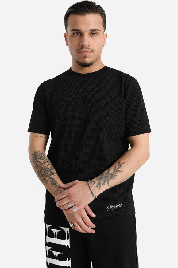 Supercrew Strukturiertes T-Shirt | Schwarz | Herren | L Supercrew Strukturiertes T-Shirt | Schwarz | Herren | L von Supercrew