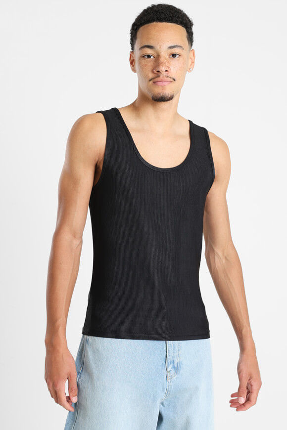 Supercrew Strukturiertes Tank Top | Schwarz | Herren  | XL von Supercrew