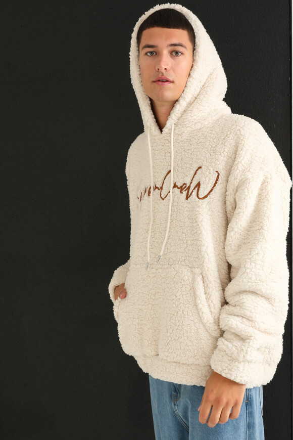 Supercrew Teddy Sweater | Offwhite | Herren  | L von Supercrew