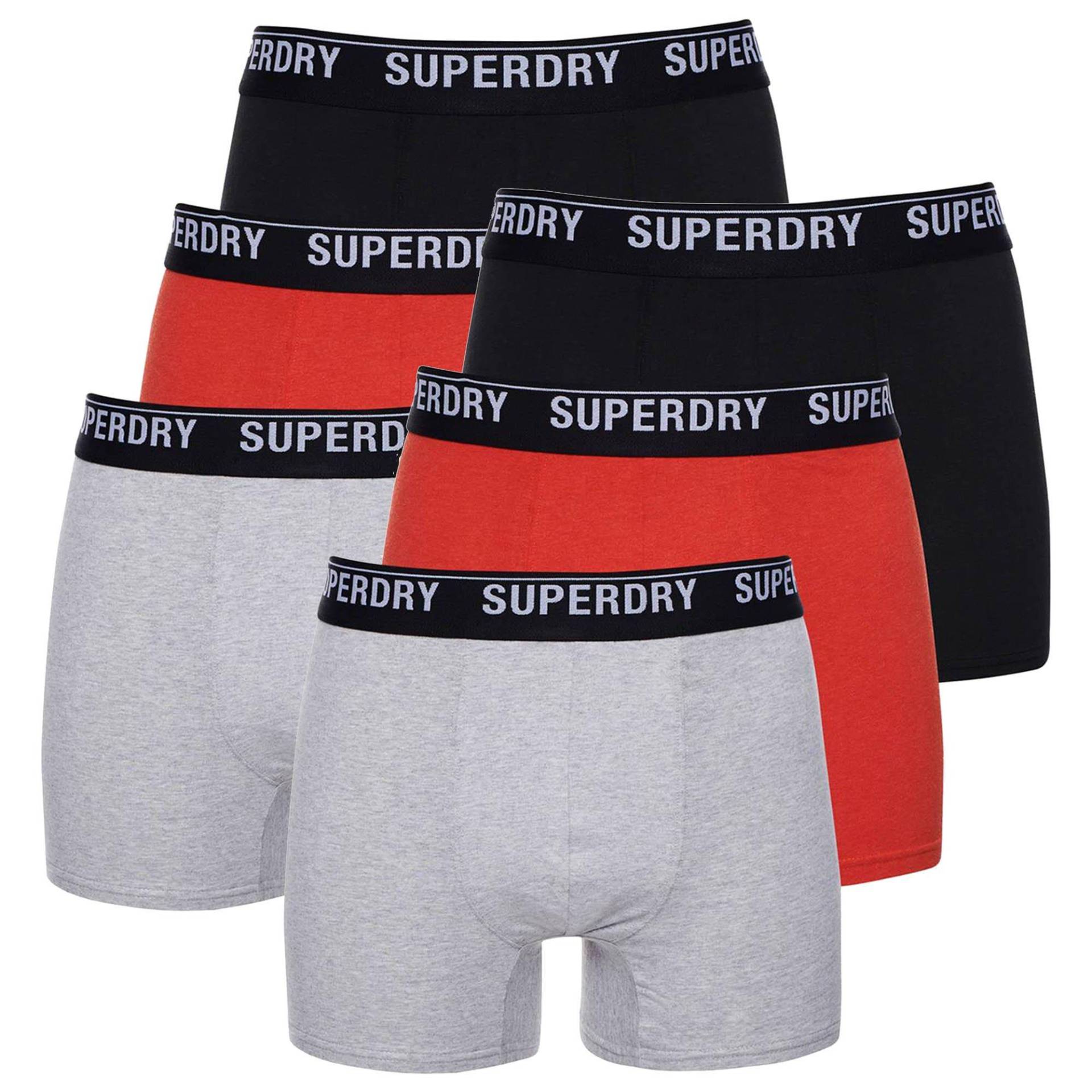 Boxershort Casual Bequem Sitzend Herren Dunkelrot S von Superdry