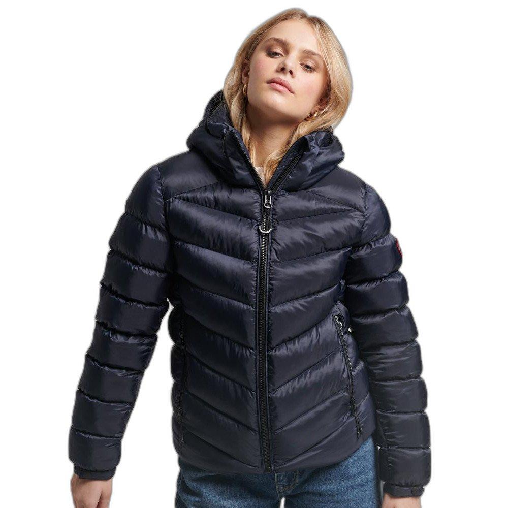 Daunenjacke Mit Kapuze, Fuji Damen  M von Superdry