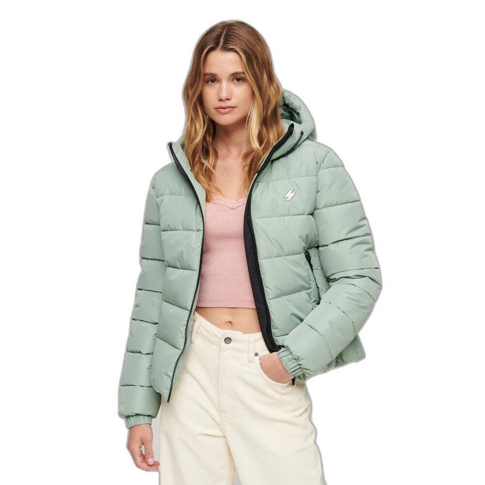 Daunenjacke Mit Kapuze, Spirit Sports Damen  M von Superdry