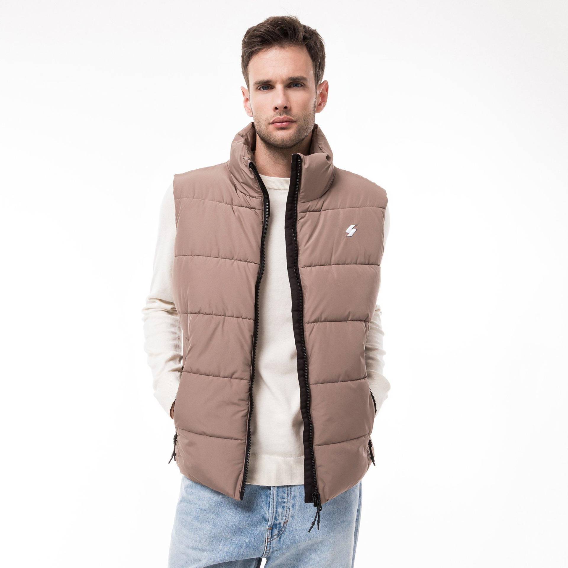 Gilet Herren Braun M von Superdry