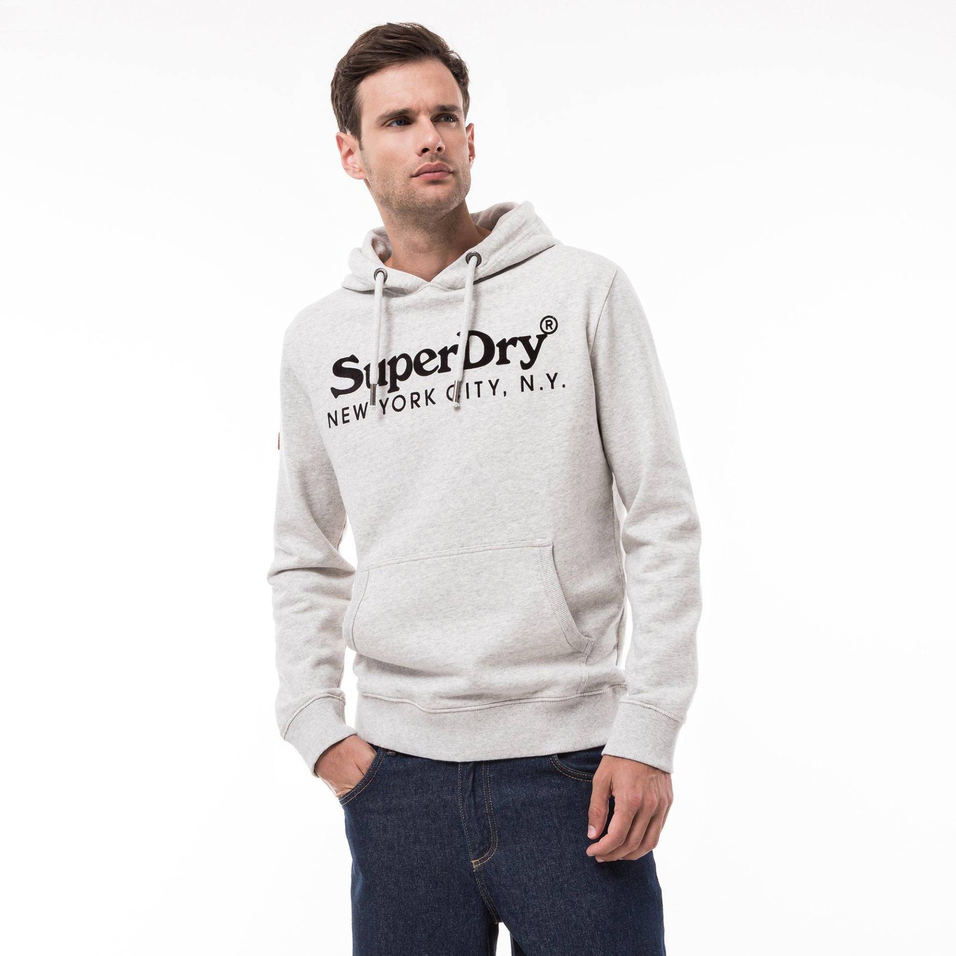 Hoodie Herren Grau L von Superdry