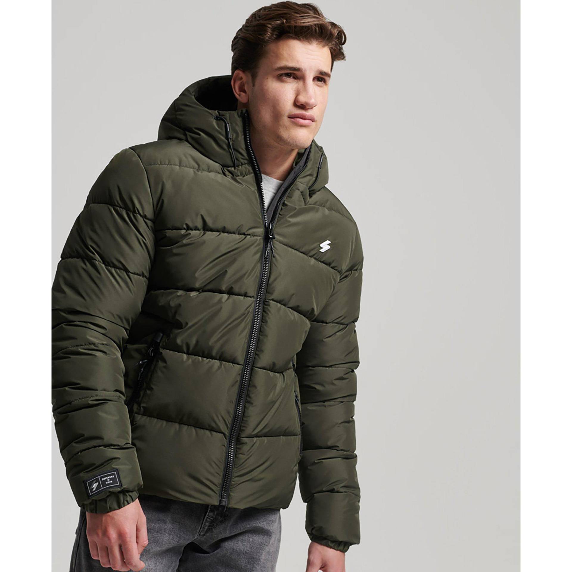 Jacke Herren Dunkelgrün S von Superdry