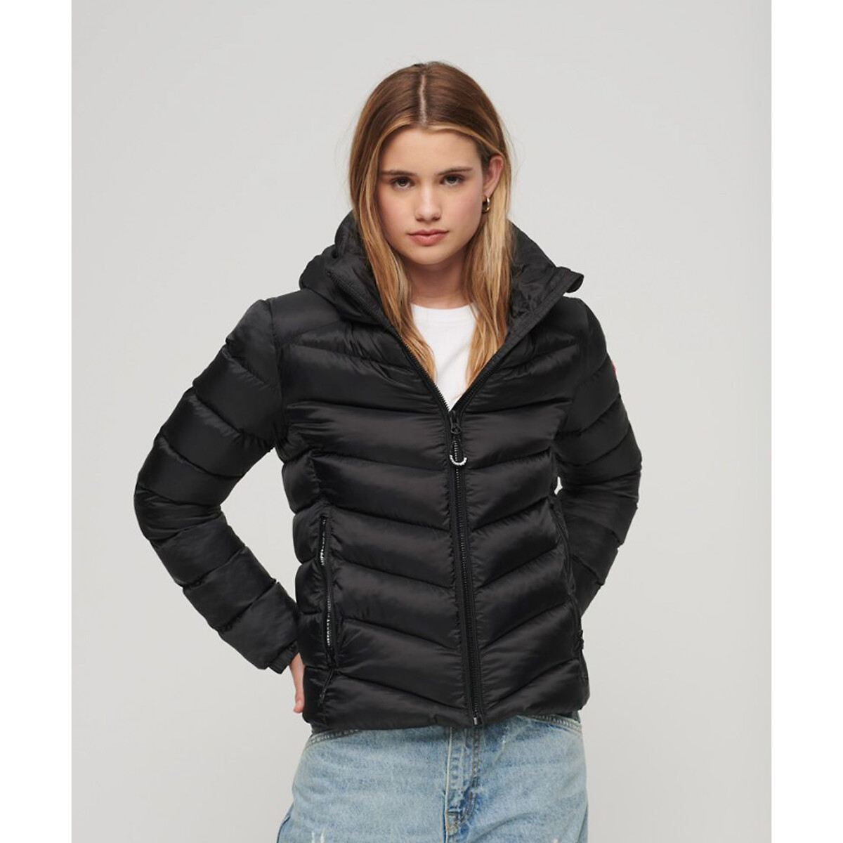 Kurze Kapuzensteppjacke Fuji von Superdry