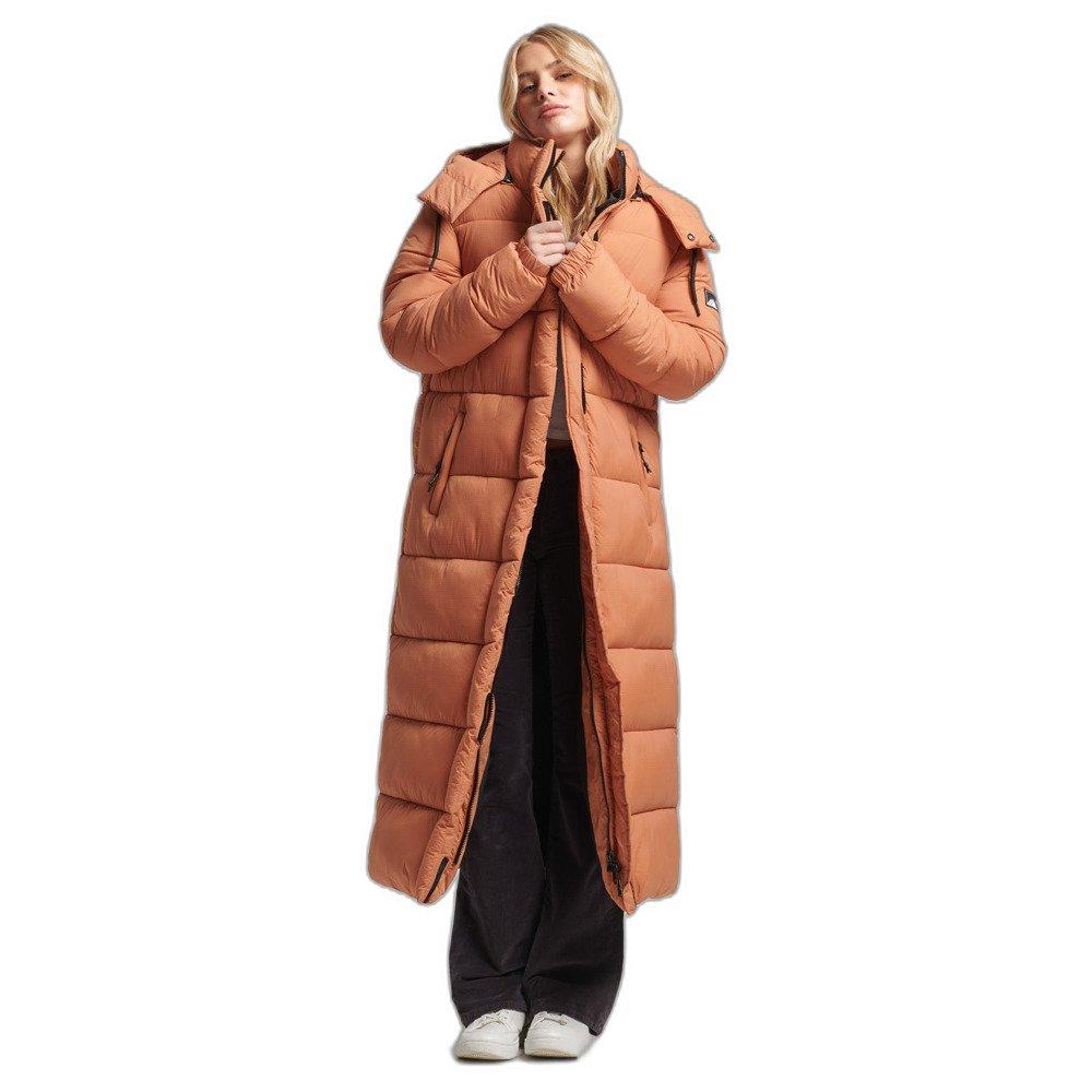 Lange Daunenjacke Frau Ripstop Damen  XS von Superdry