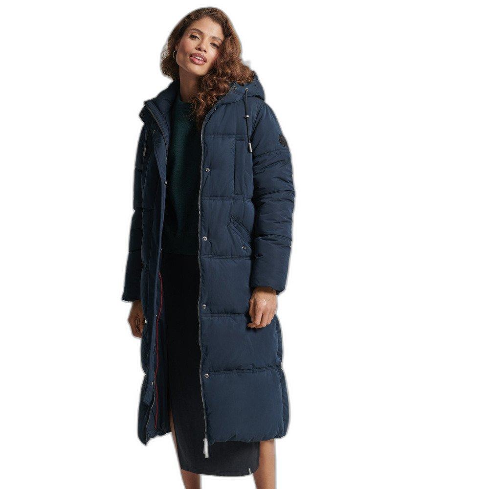 Langer Daunenparka Aus Mikrofaser, Damen  38 von Superdry