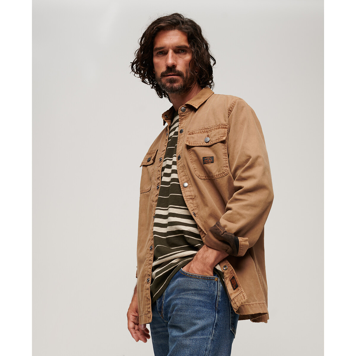 Overshirt im Worker-Style von Superdry