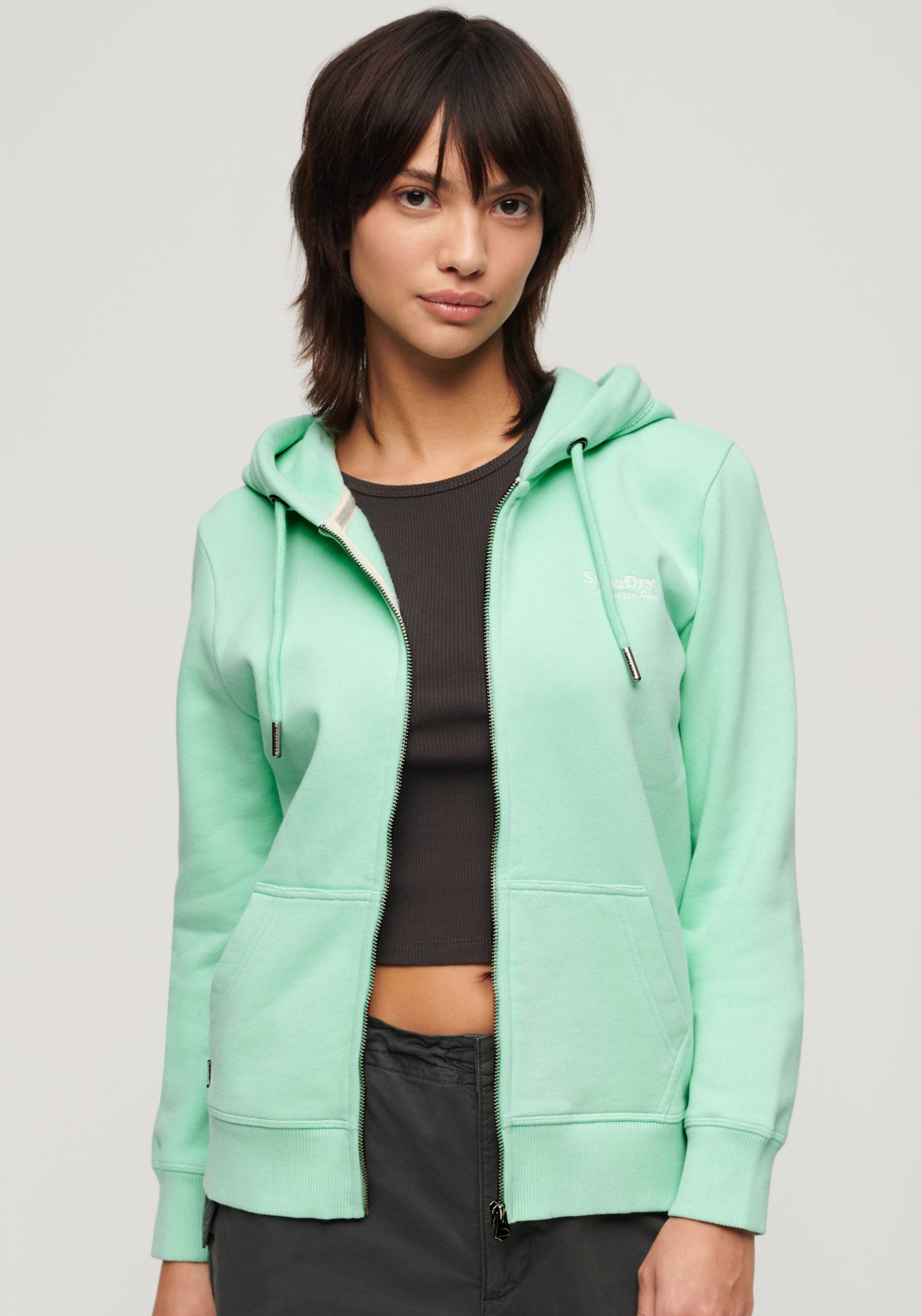 Superdry Kapuzensweatjacke »ESSENTIAL LOGO ZIP HOODIE« von Superdry