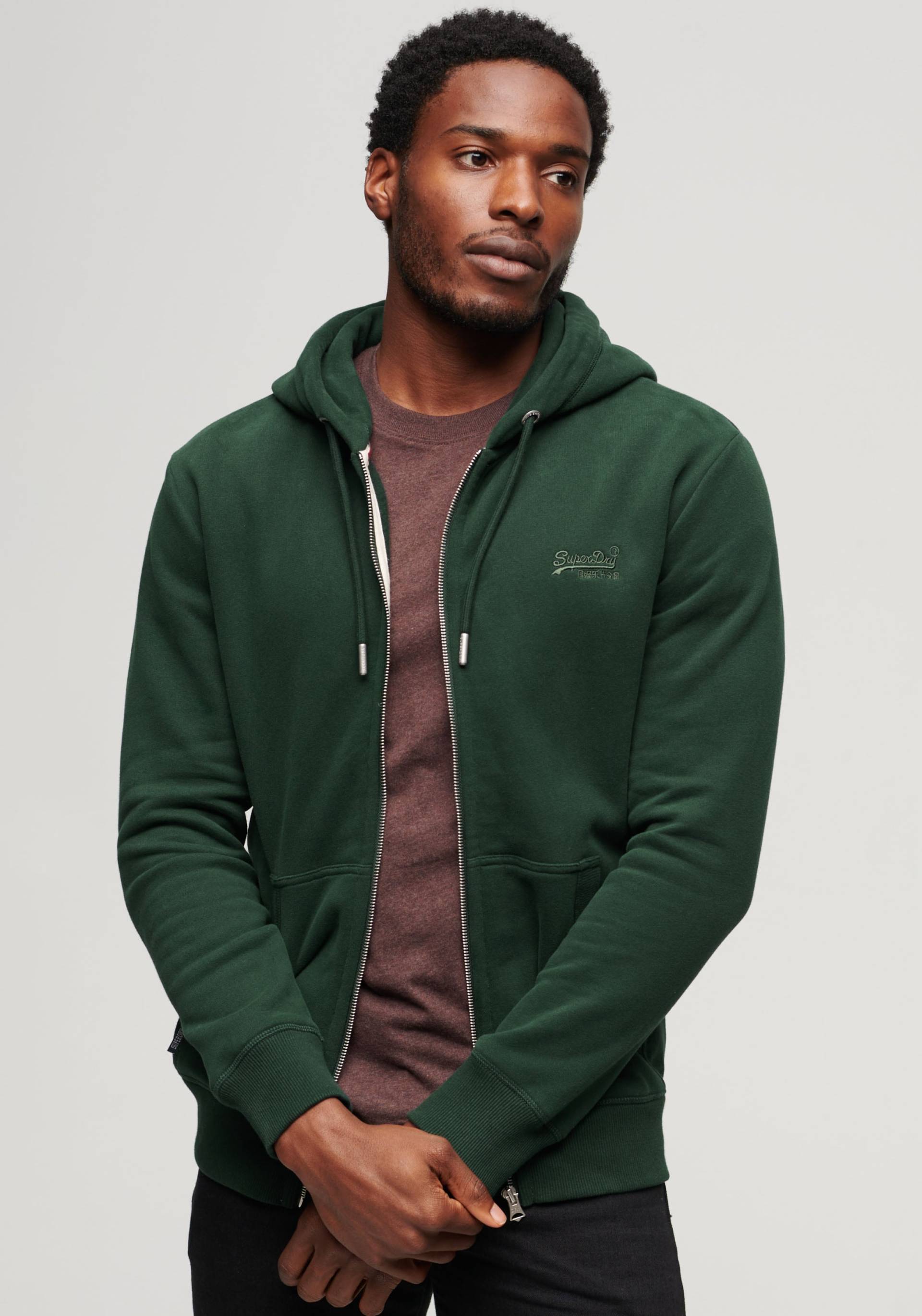 Superdry Kapuzensweatjacke »ESSENTIAL LOGO ZIP HOODIE« von Superdry