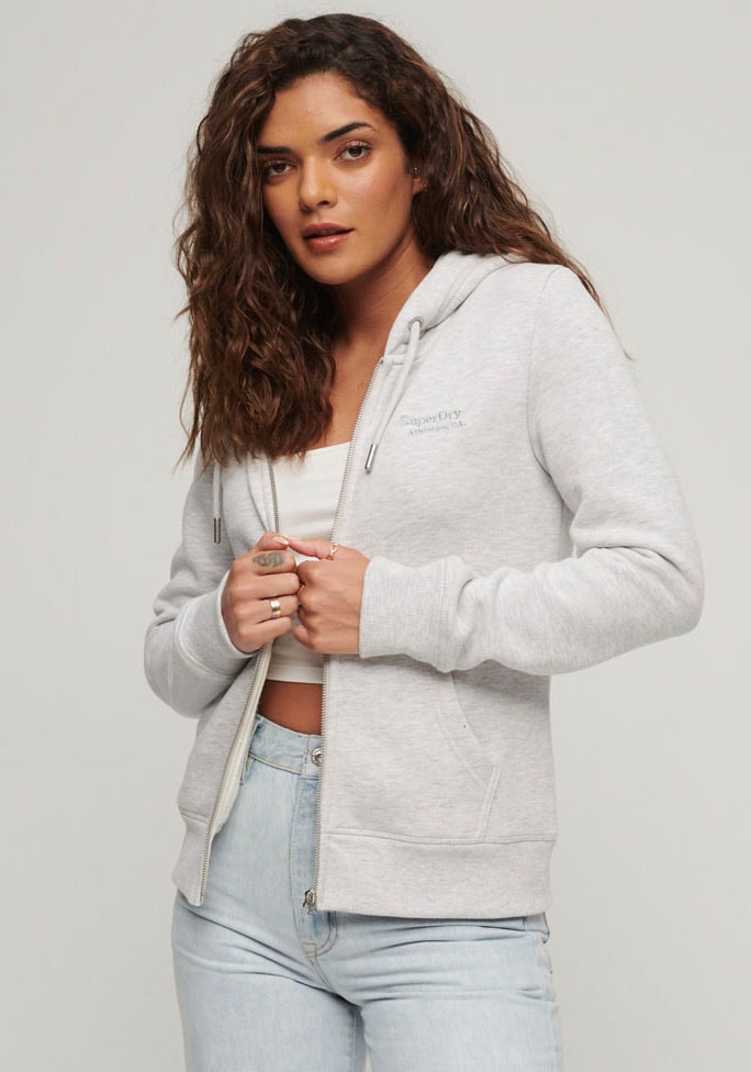 Superdry Kapuzensweatjacke »ESSENTIAL LOGO ZIP HOODIE« von Superdry