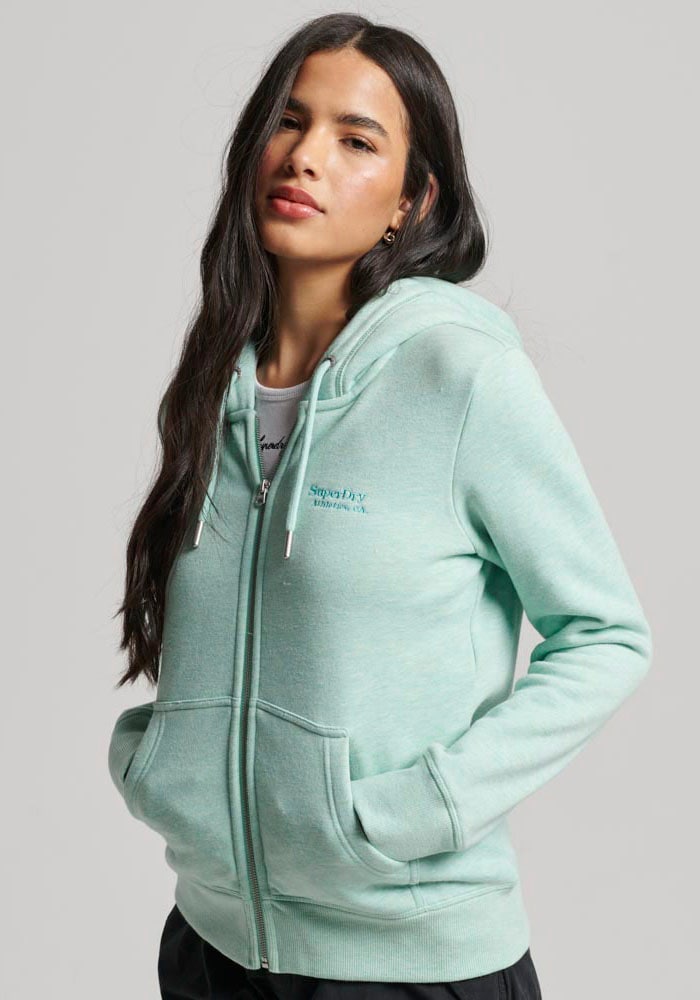 Superdry Kapuzensweatjacke »ESSENTIAL LOGO ZIP HOODIE« von Superdry