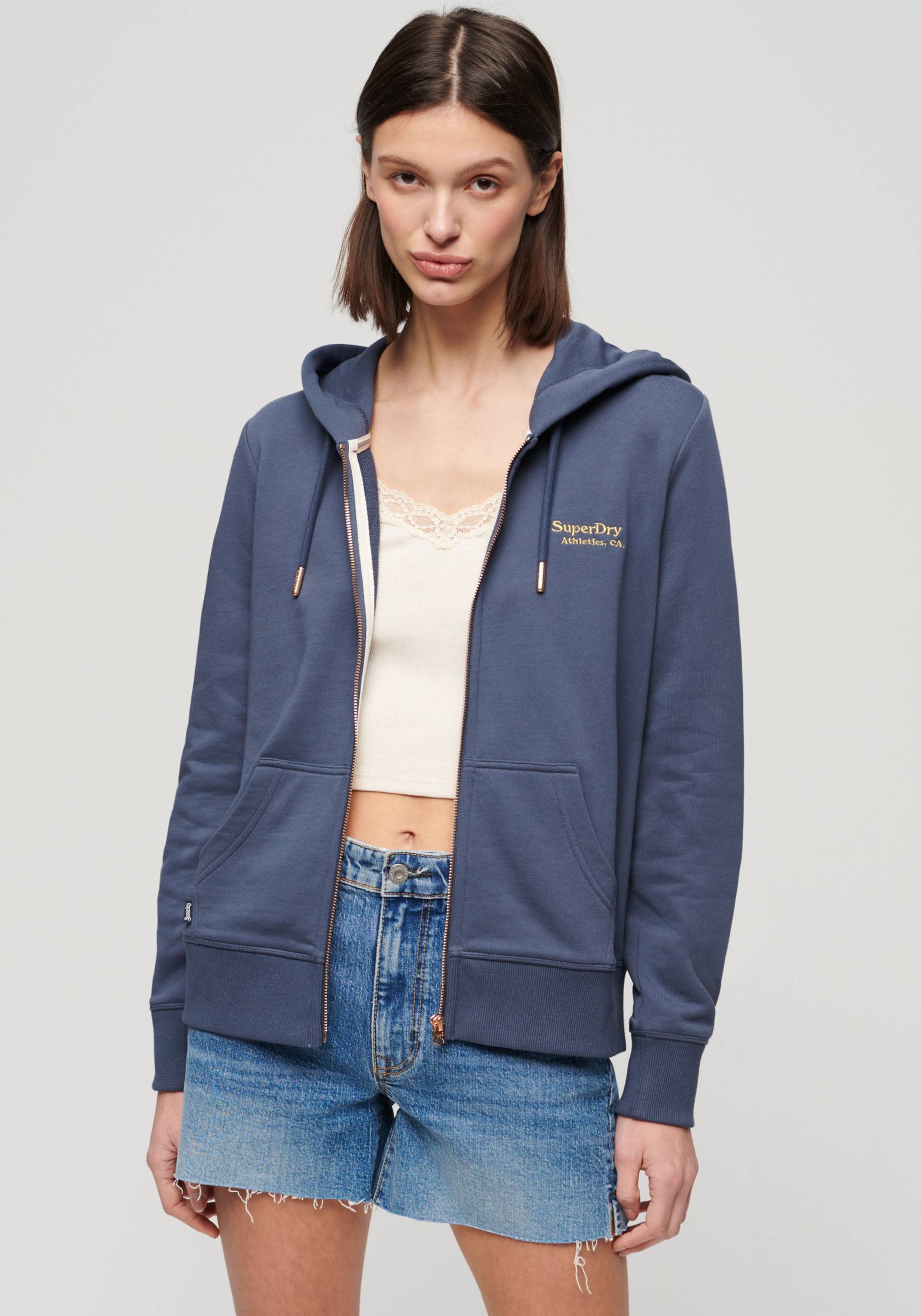 Superdry Kapuzensweatjacke »SU-ESSENTIAL LOGO ZIPHOOD UB« von Superdry