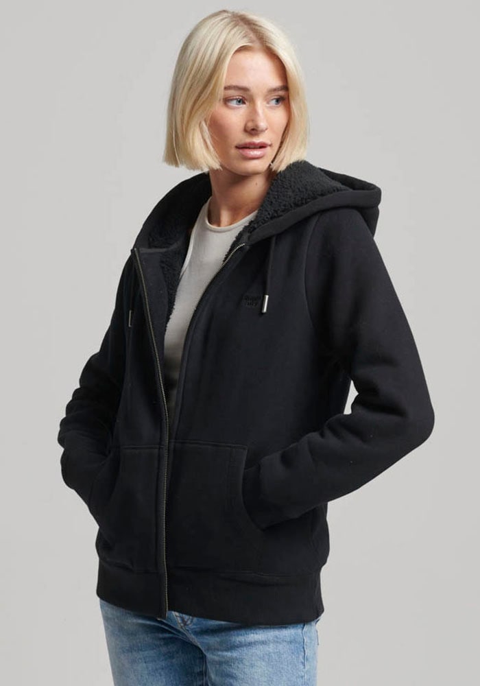 Superdry Kapuzensweatshirt »ESSENTIAL BORG LINED ZIPHOOD« von Superdry