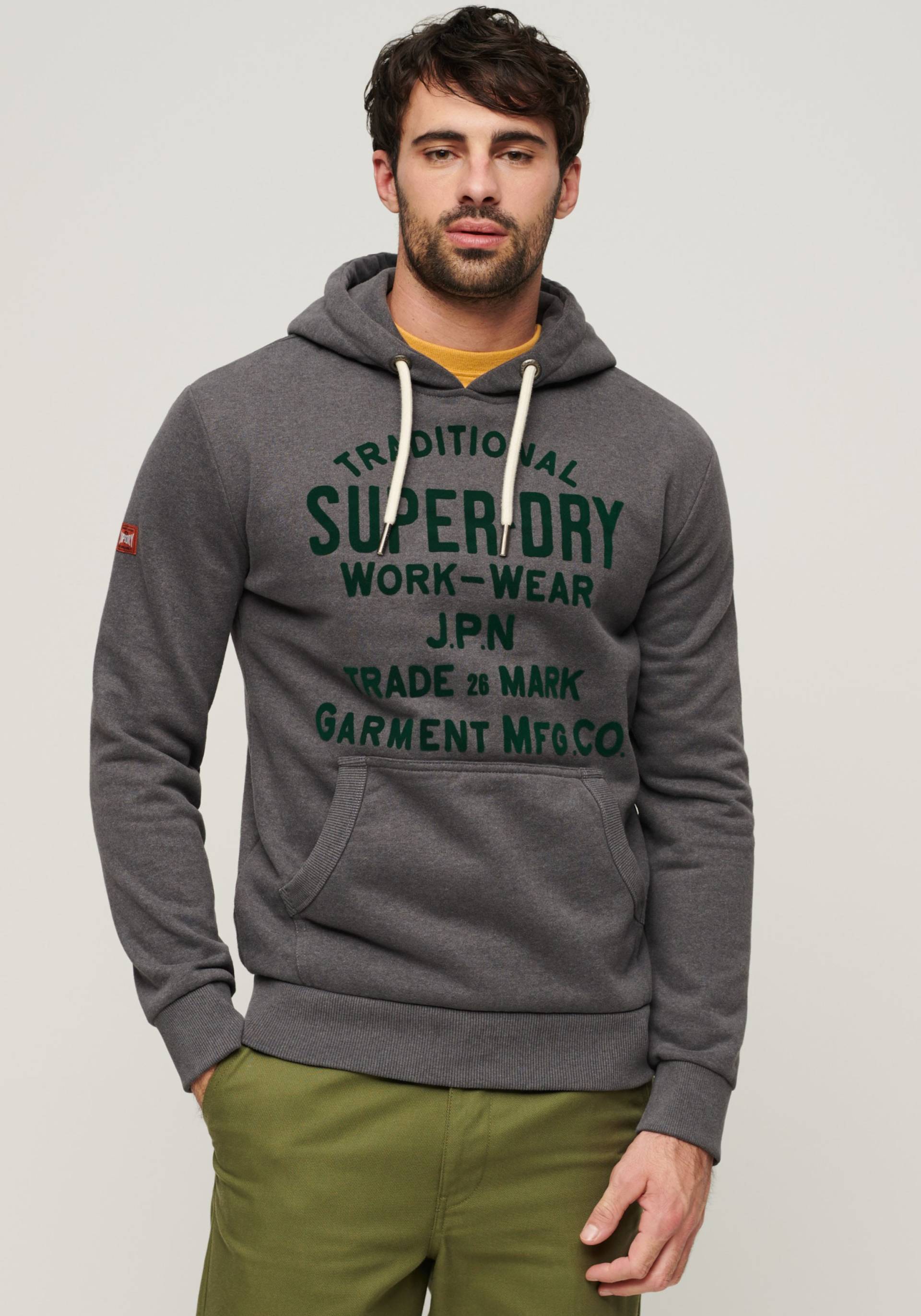Superdry Kapuzensweatshirt »WORKWEAR FLOCK GRAPHIC HOODIE« von Superdry