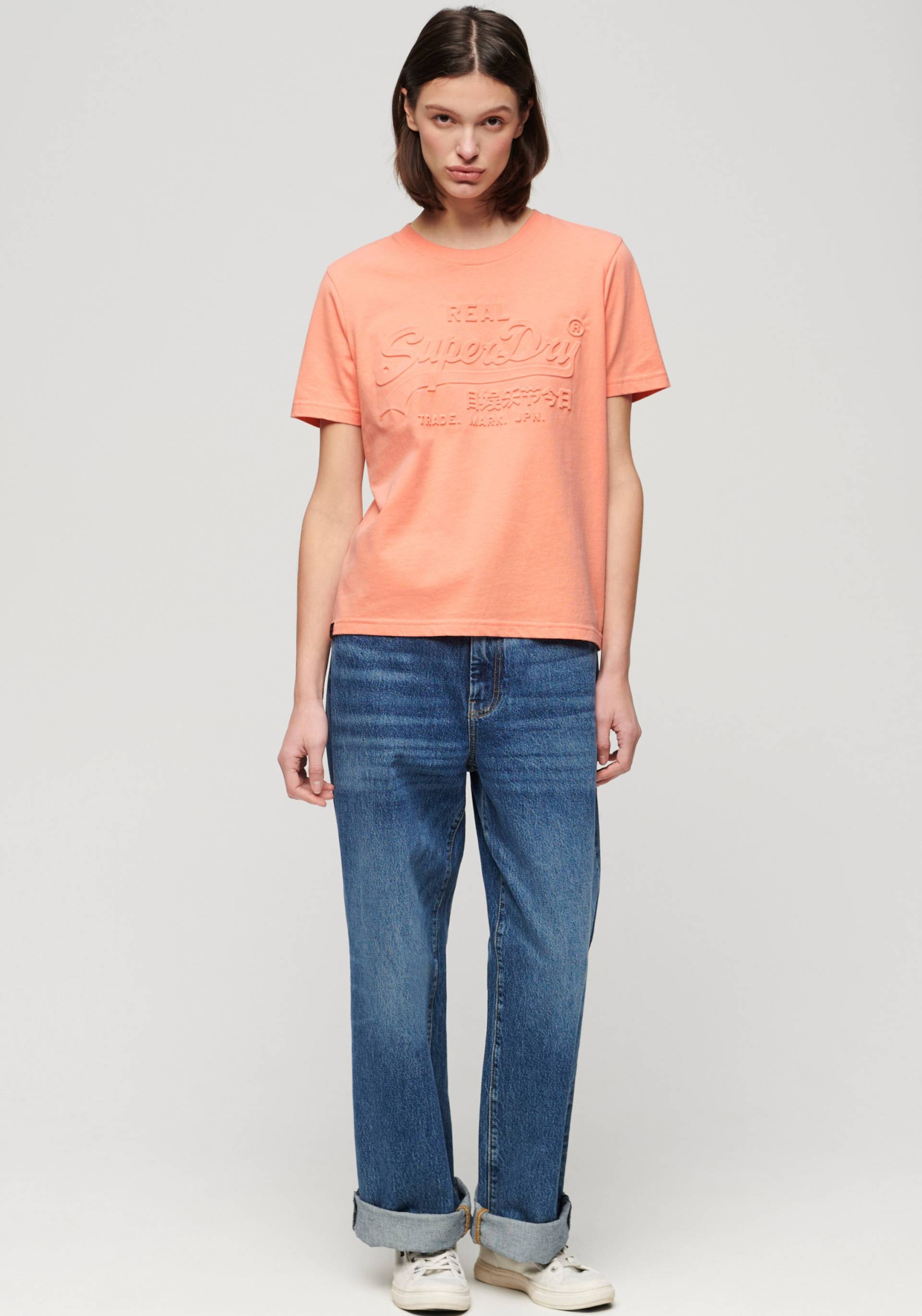 Superdry Kurzarmshirt »EMBOSSED VL RELAXED T SHIRT« von Superdry