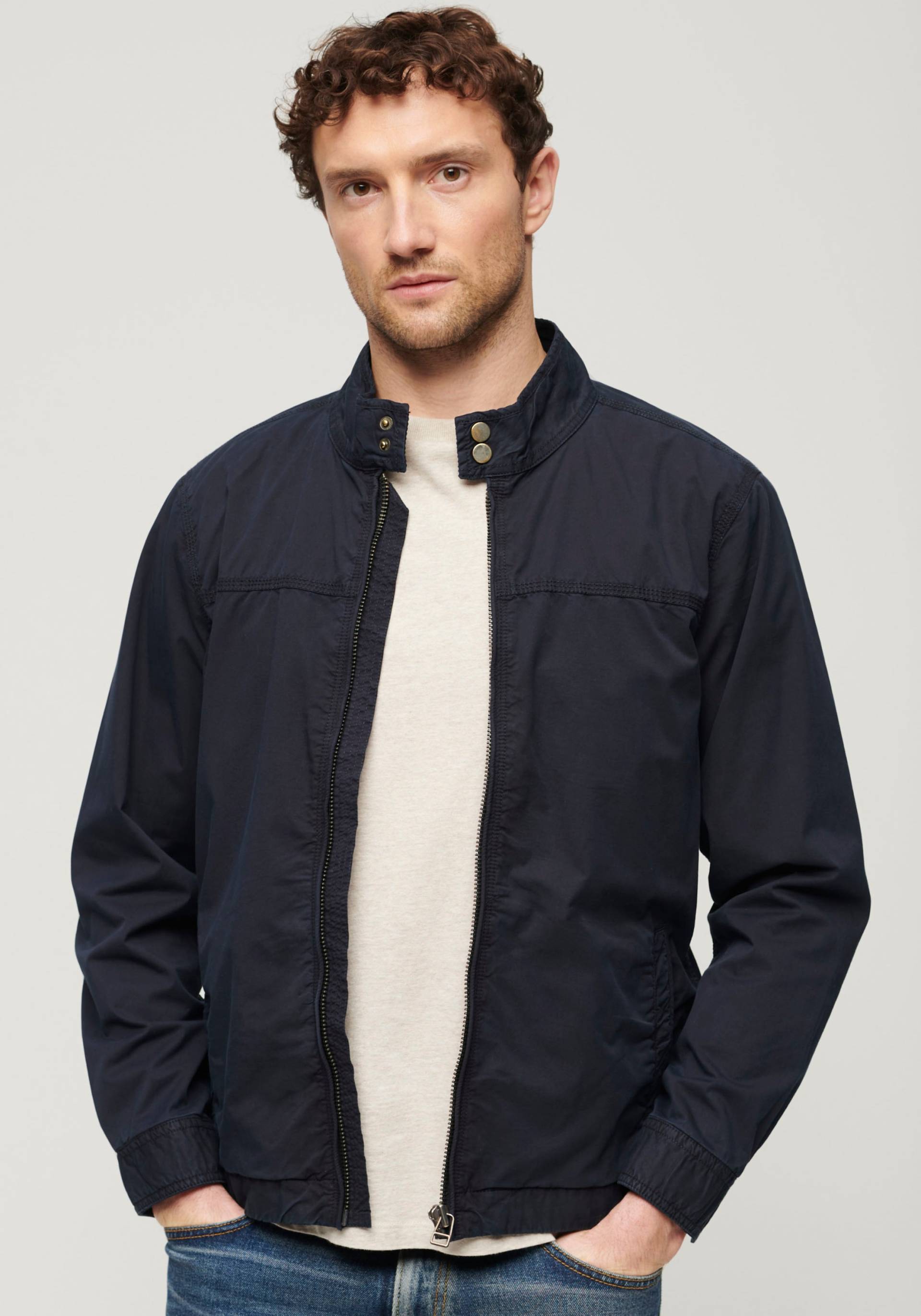 Superdry Outdoorjacke »SD-CLASSIC HARRINGTON«, ohne Kapuze von Superdry