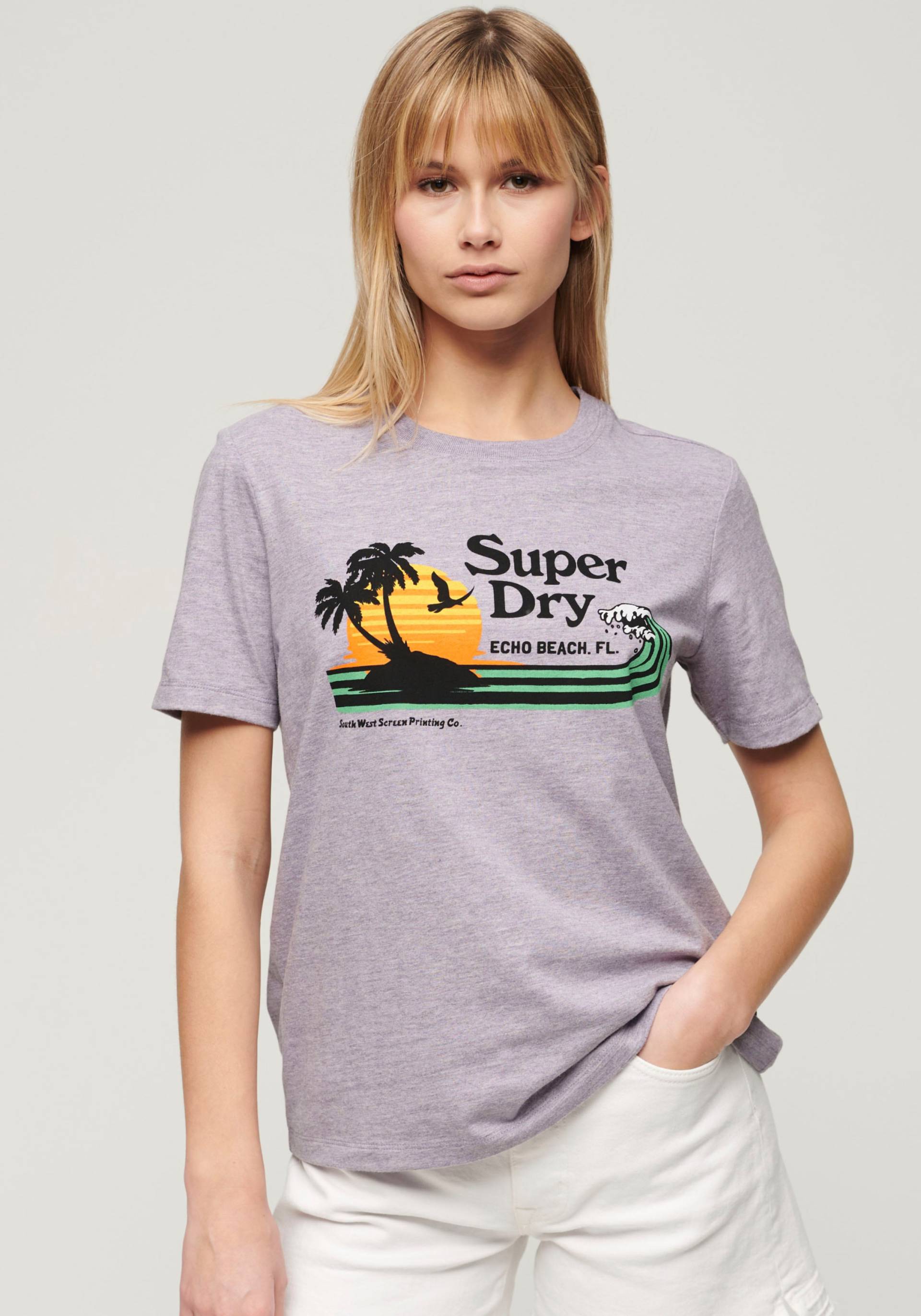 Superdry Print-Shirt »OUTDOOR STRIPE RELAXED T SHIRT« von Superdry