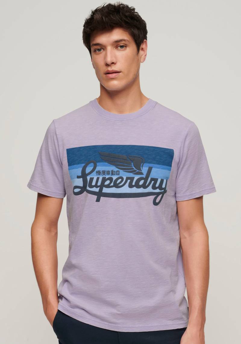 Superdry Print-Shirt »SD-CALI STRIPED LOGO T SHIRT« von Superdry