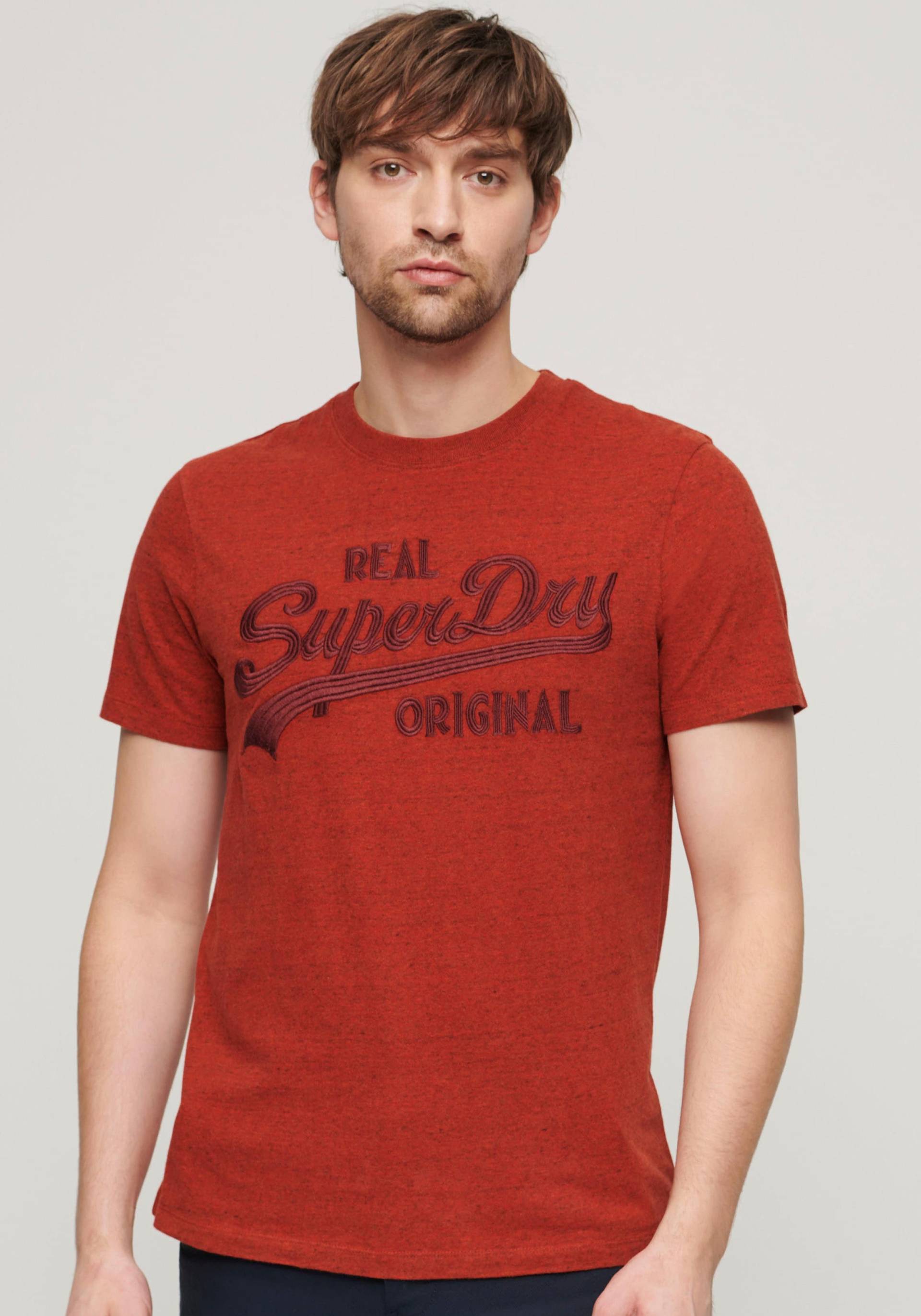 Superdry Print-Shirt »SD-EMBROIDERED VL T SHIRT« von Superdry