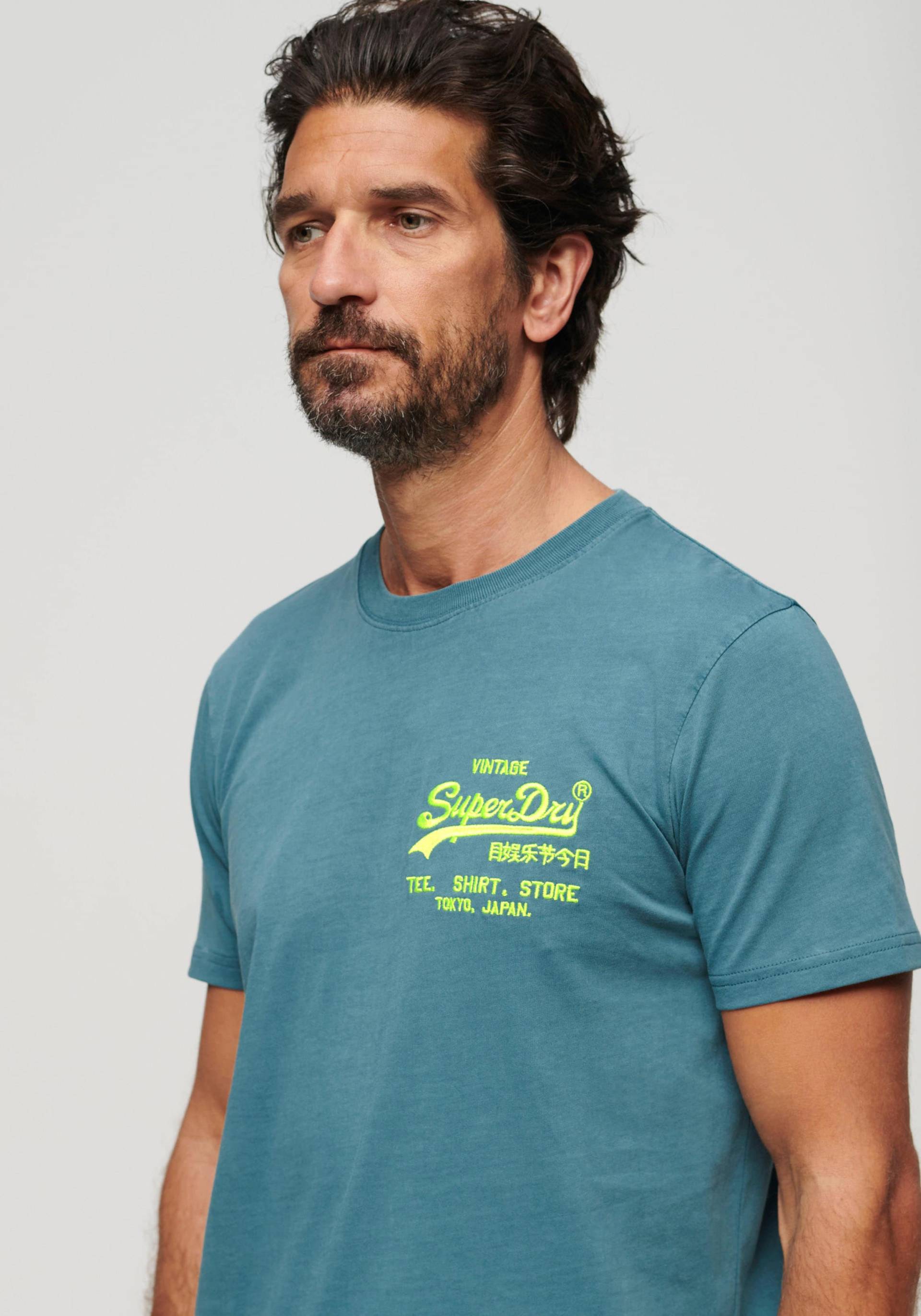Superdry Print-Shirt »SD-NEON VL T SHIRT« von Superdry