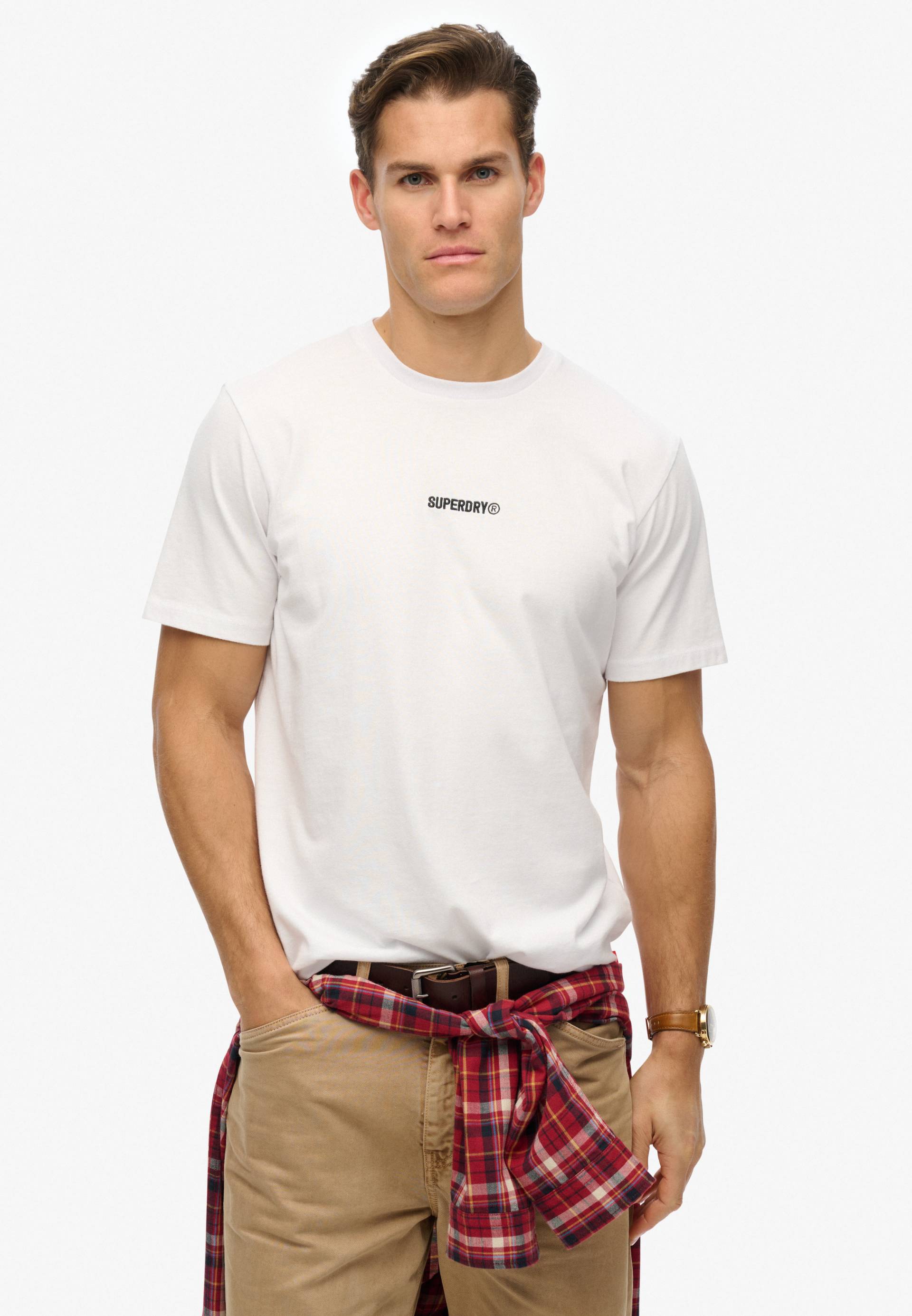Superdry Rundhalsshirt »MICRO LOGO T SHIRT« Superdry Rundhalsshirt »MICRO LOGO T SHIRT« von Superdry