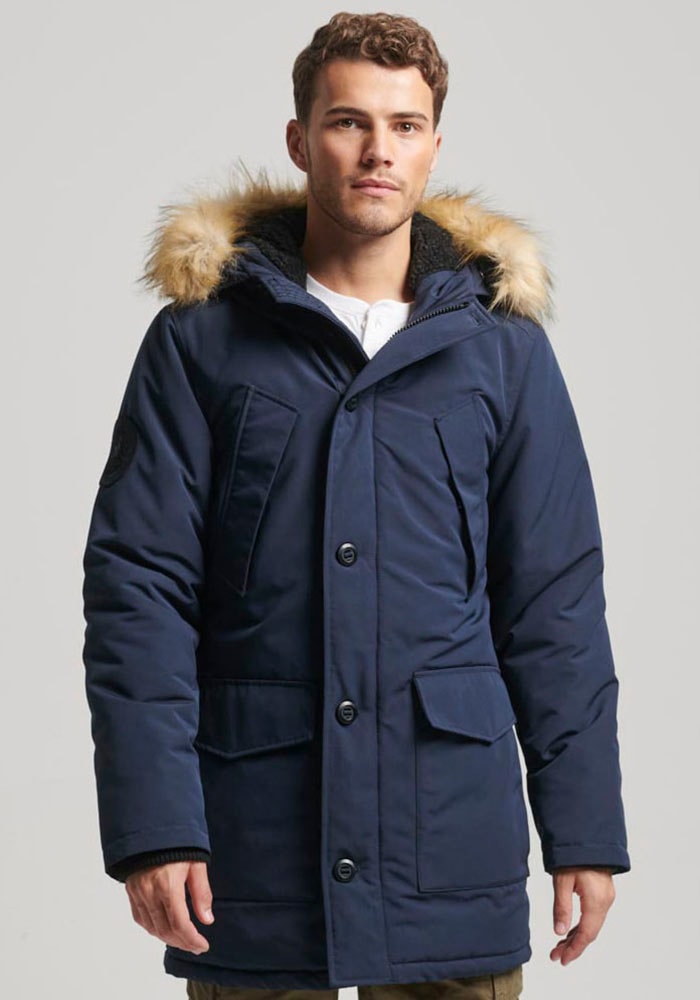 Superdry Steppjacke »EVEREST FAUX FUR HOODED PARKA« von Superdry