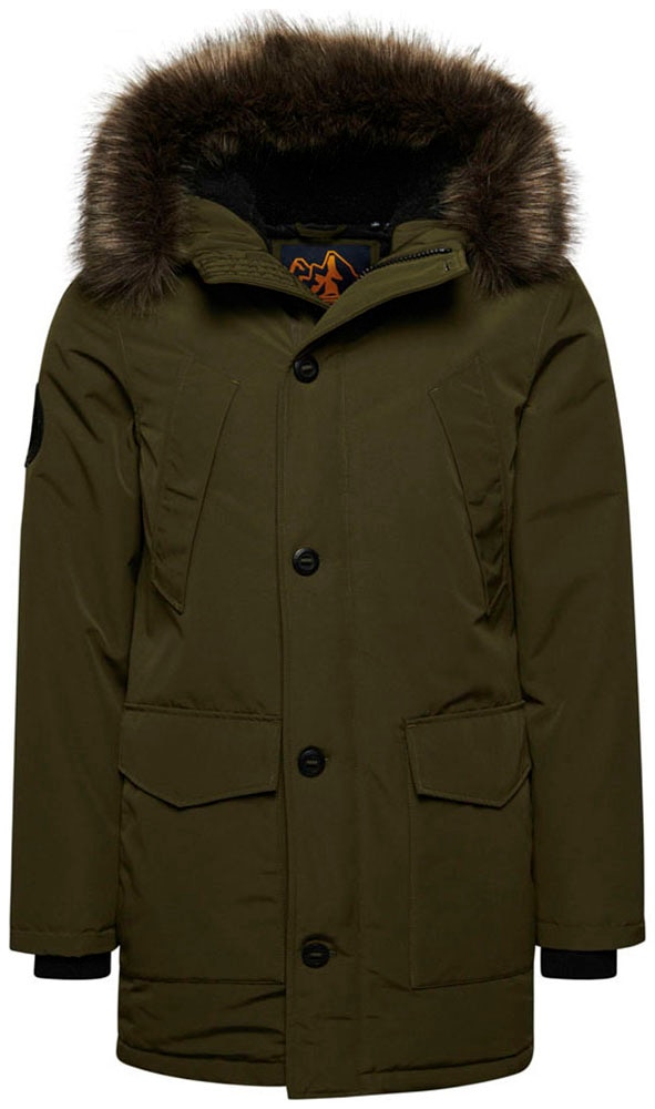 Superdry Steppjacke »EVEREST FAUX FUR HOODED PARKA« von Superdry