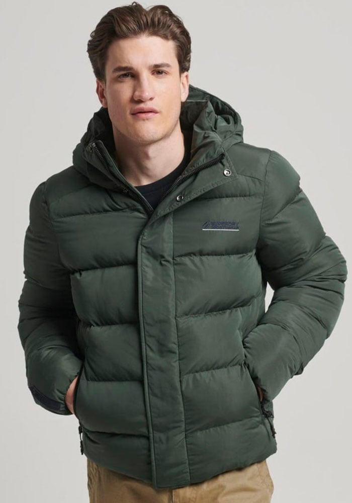 Superdry Steppjacke »HOODED MICROFIBRE SPORT PUFFER« von Superdry