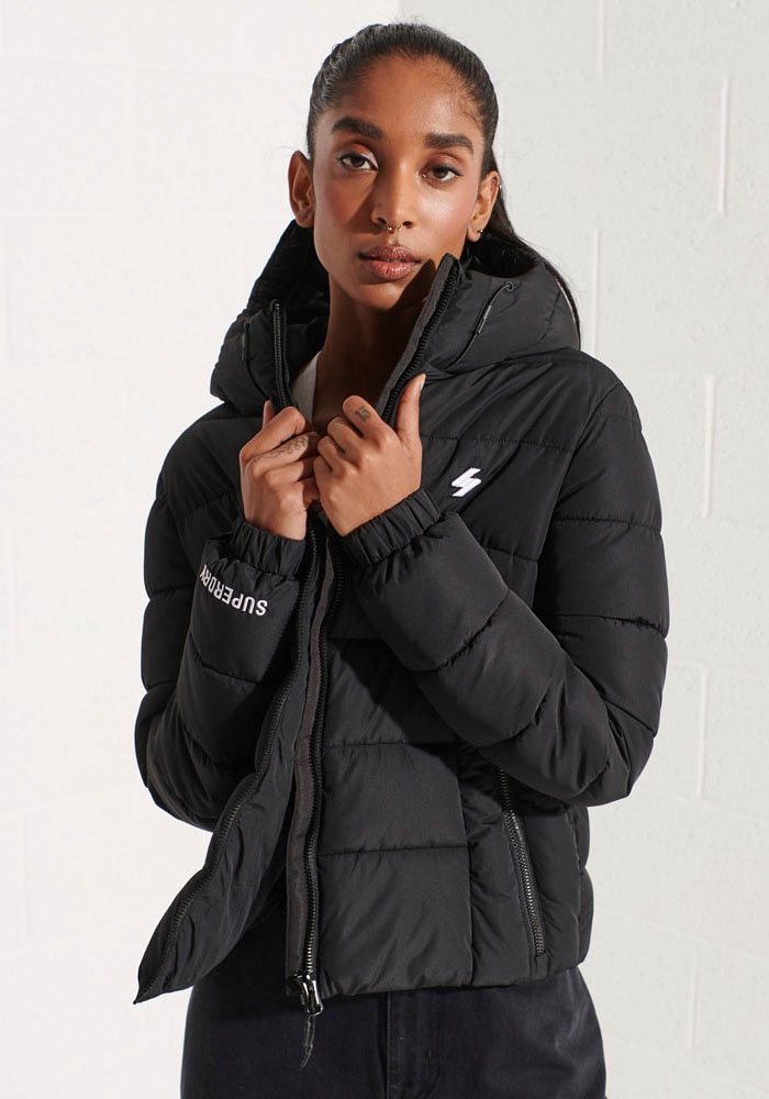 Superdry Steppjacke »HOODED SPIRIT SPORTS PUFFER«, mit Kapuze von Superdry