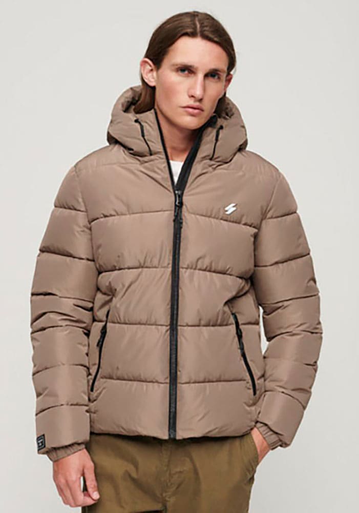 Superdry Steppjacke »HOODED SPORTS PUFFR JACKET«, mit Kapuze von Superdry