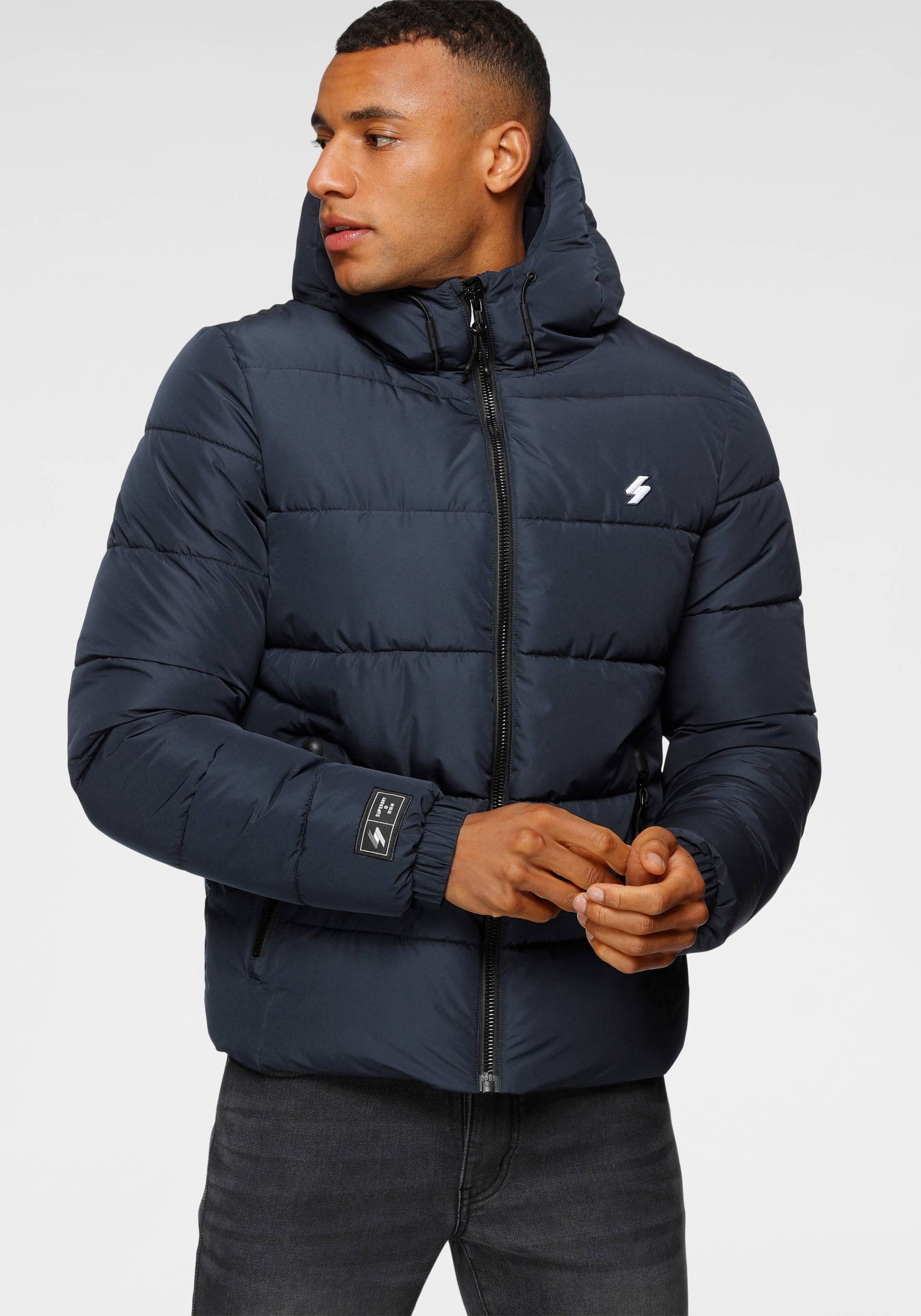 Superdry Steppjacke »HOODED SPORTS PUFFR JACKET«, mit Kapuze von Superdry