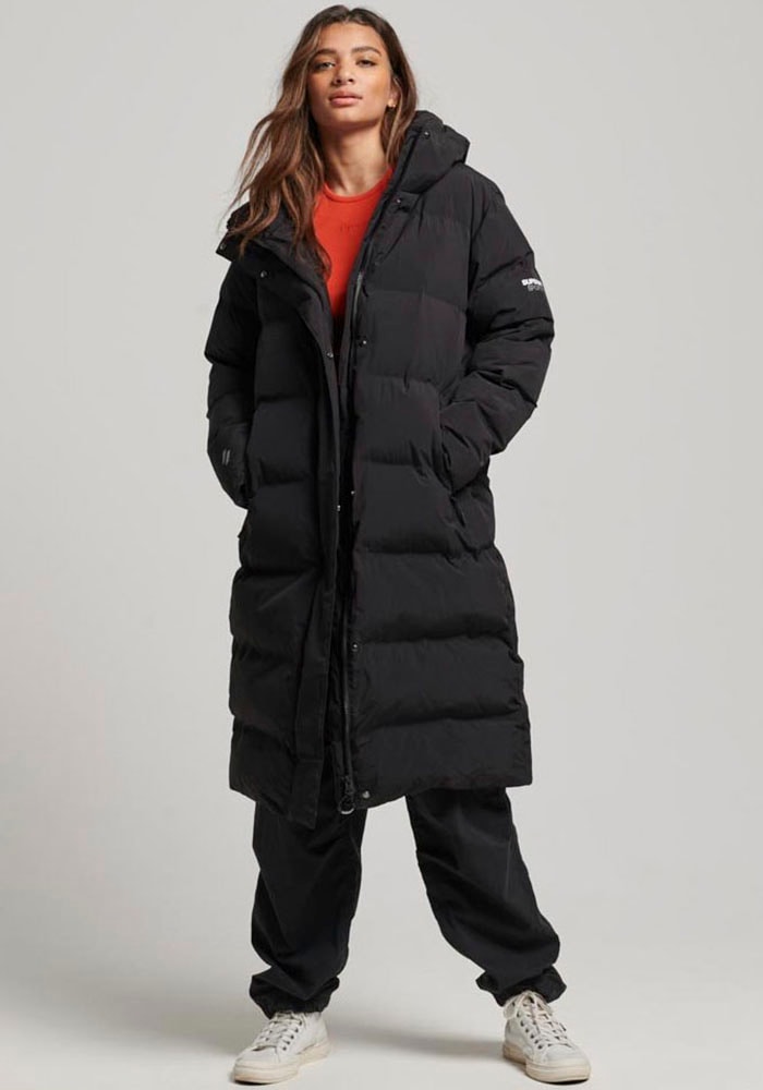 Superdry Steppmantel »HOODED LONGLINE PUFFER JACKET« von Superdry