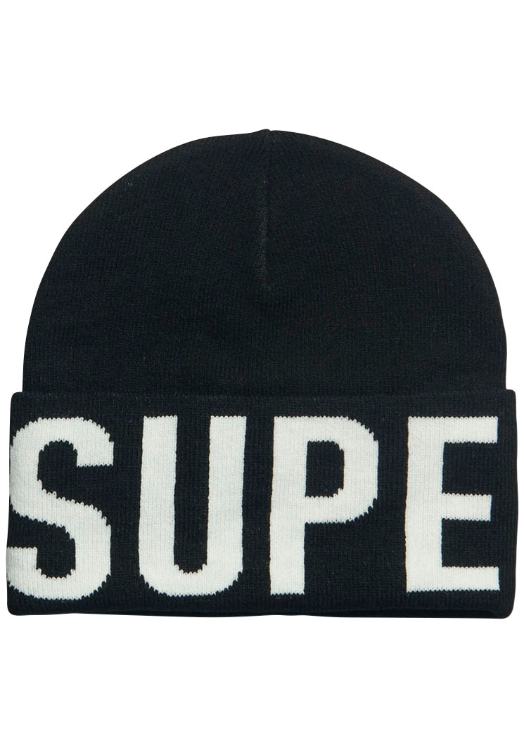 Superdry Strickmütze »BRANDED KNITTED BEANIE HAT« von Superdry