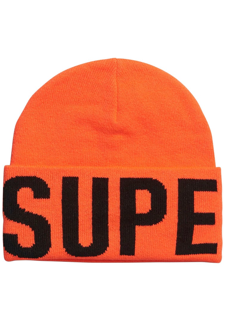 Superdry Strickmütze »BRANDED KNITTED BEANIE HAT« von Superdry