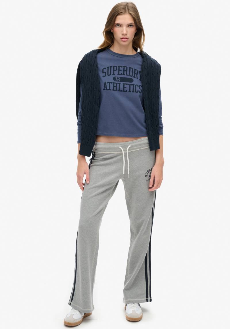 Superdry Sweathose »ATHLETIC STRIPE FLARE JOGGER«, Jogginghose mit Streifen und Schlag von Superdry