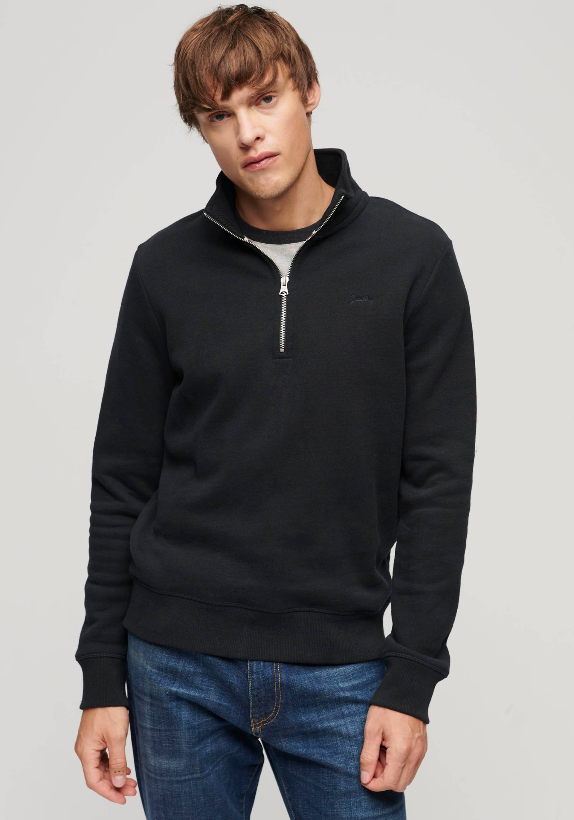 Superdry Sweatshirt »ESSENTIAL HALF ZIP SWEATSHI« von Superdry