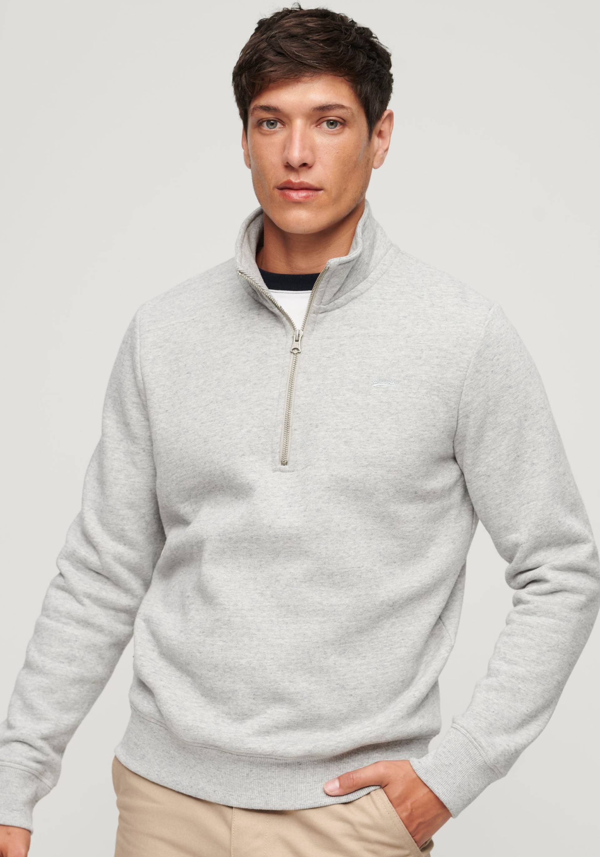 Superdry Sweatshirt »ESSENTIAL HALF ZIP SWEATSHI« von Superdry