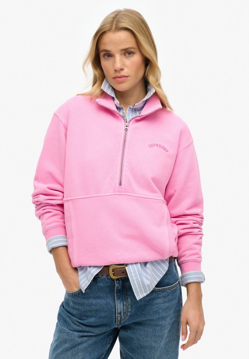 Superdry Sweatshirt »ESSENTIAL LOGO GD HALF ZIP« von Superdry