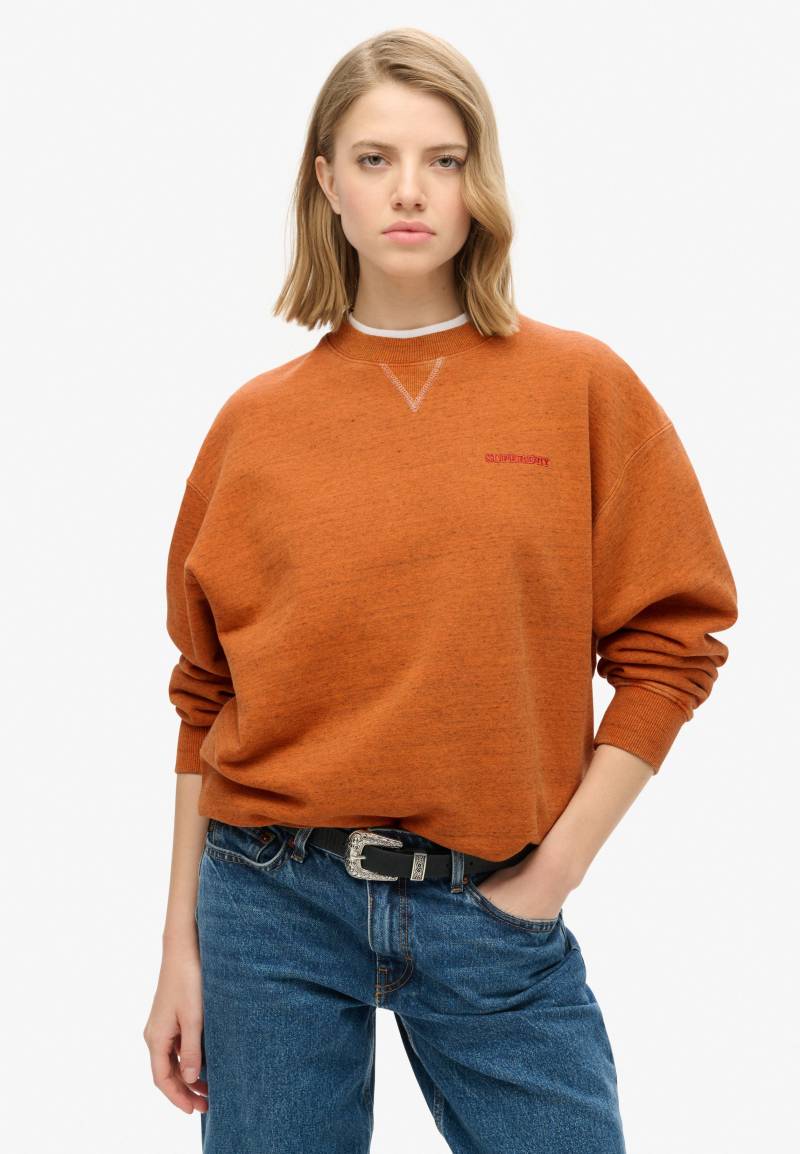 Superdry Sweatshirt »ESSENTIAL LOGO OVERDYED SWEAT« von Superdry