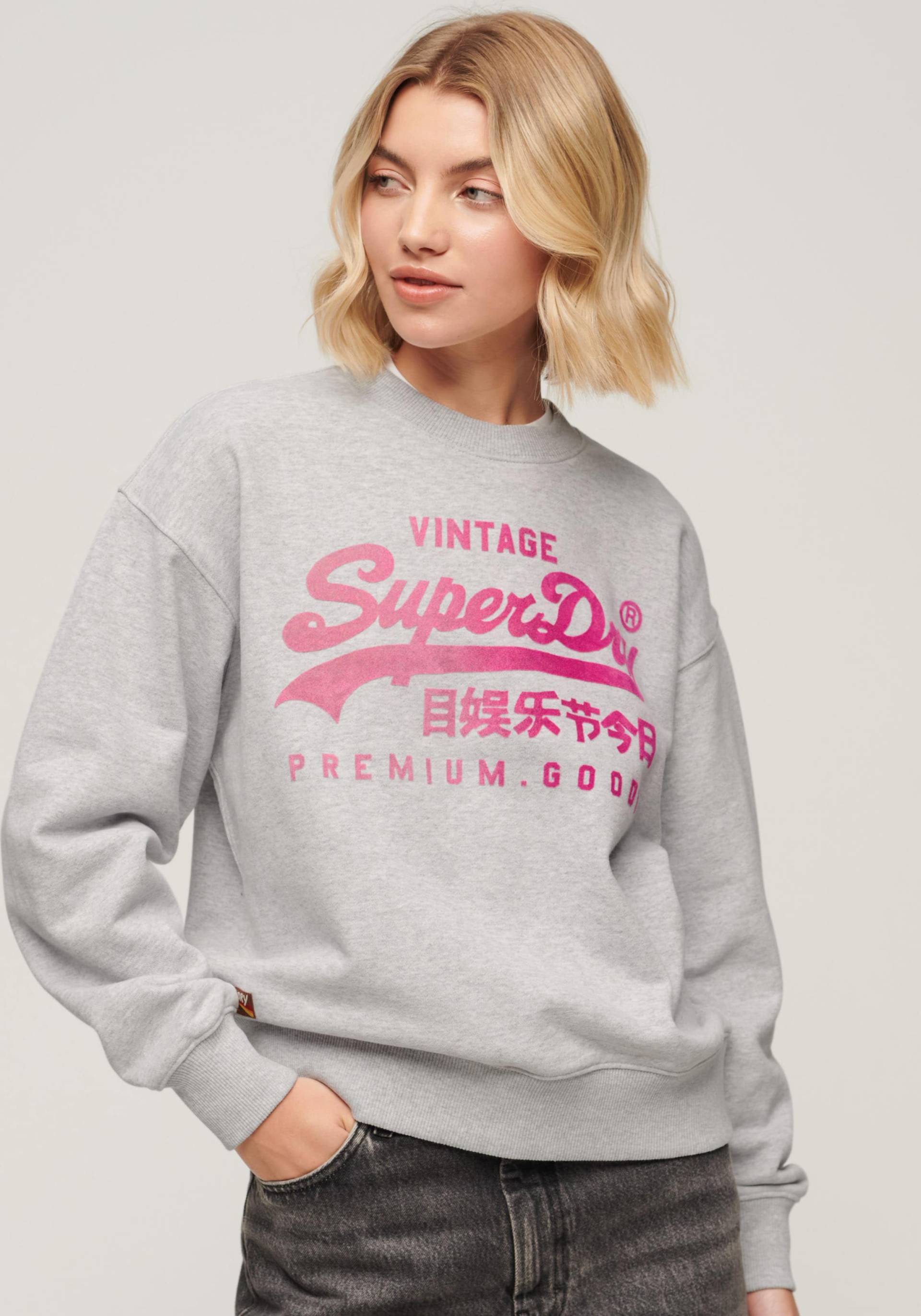 Superdry Sweatshirt »TONAL VL LOOSE SWEATSHIRT« von Superdry