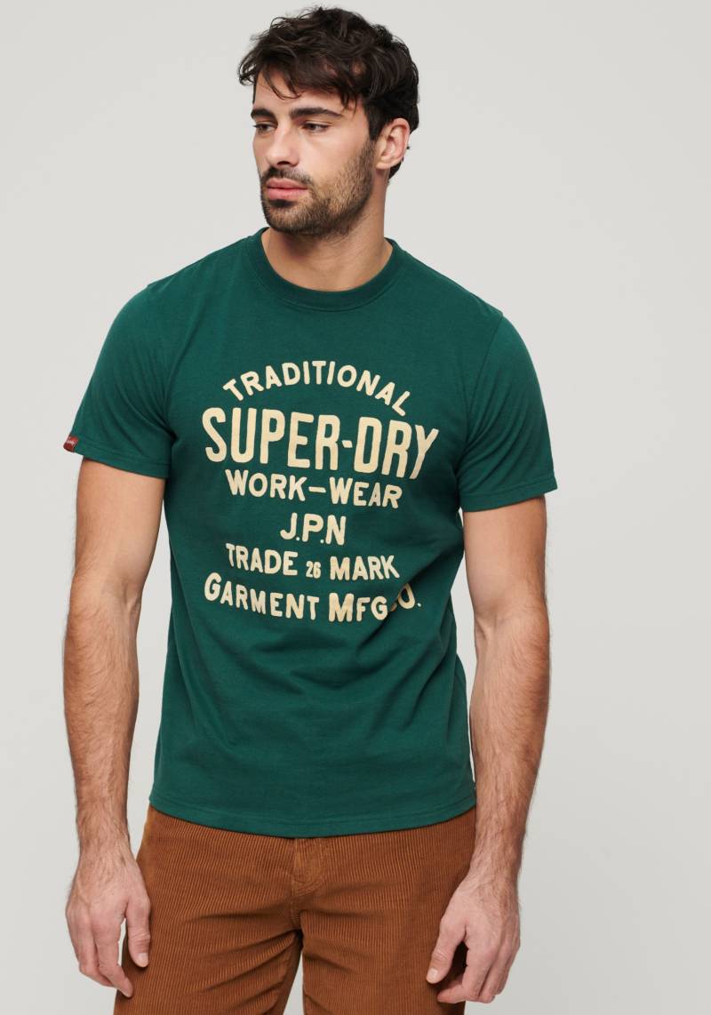 Superdry T-Shirt »WORKWEAR FLOCK GRAPHIC T SHIRT« von Superdry
