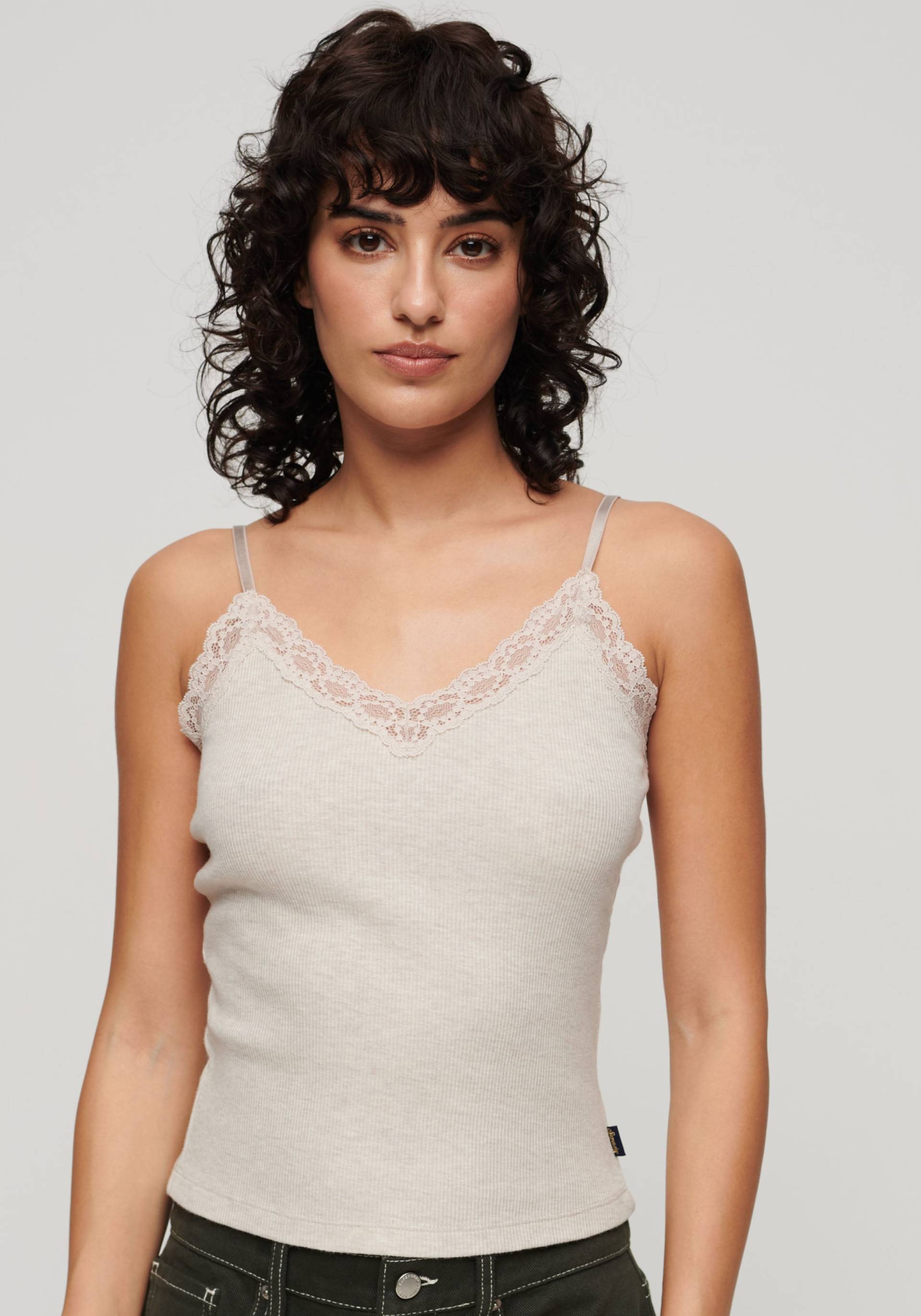 Superdry Tanktop »SU-ESSENTIAL LACE TRIM CAMI« von Superdry