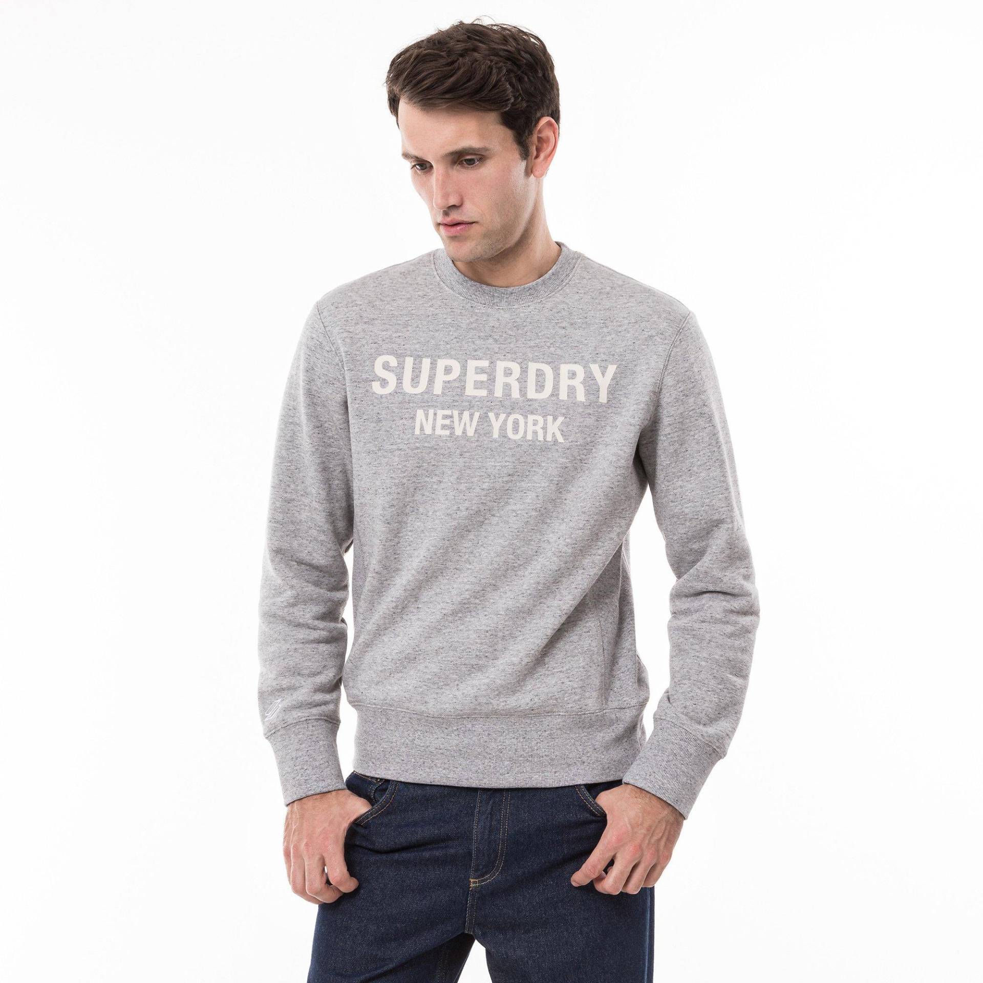 Sweatshirt Herren Grau L von Superdry