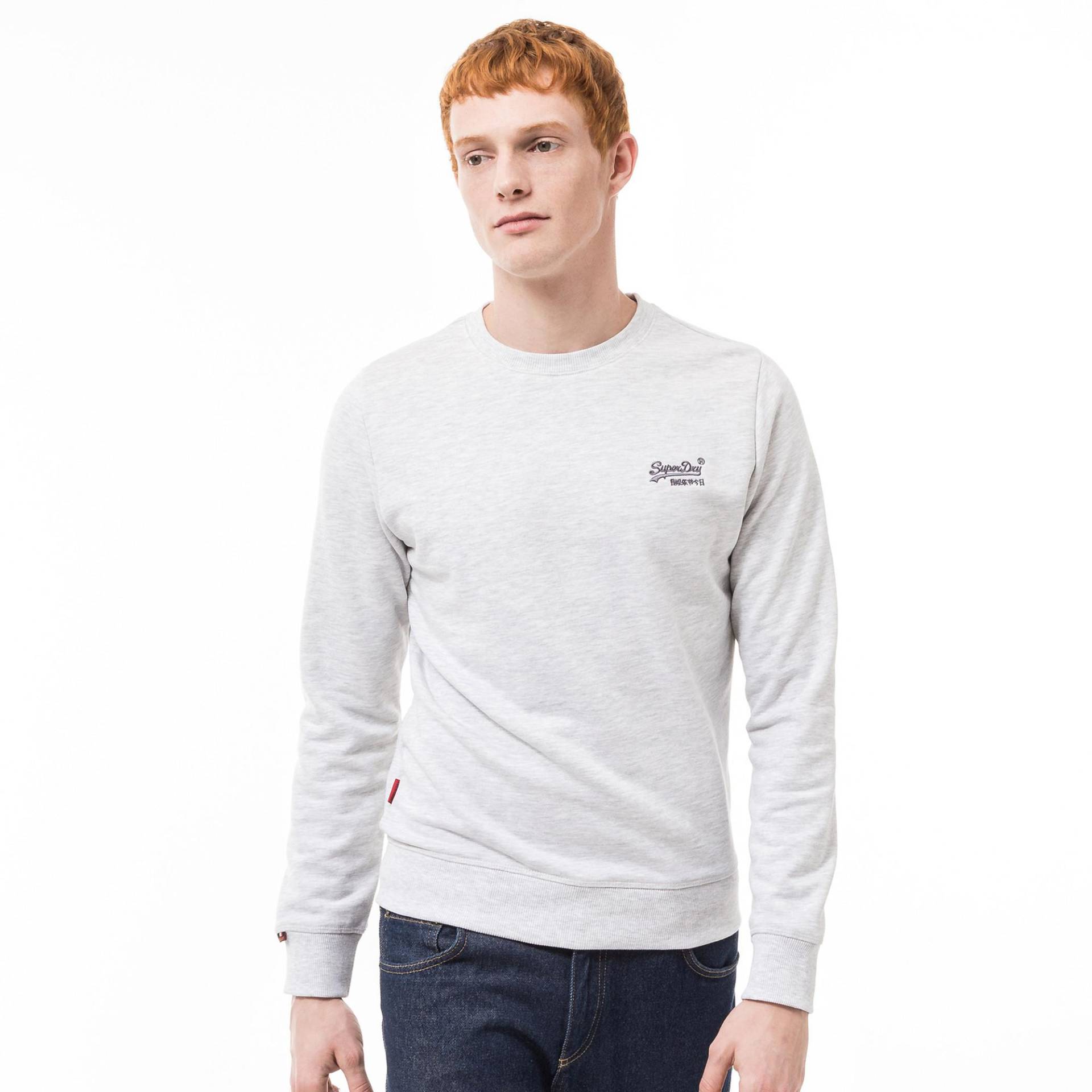 Sweatshirt Herren Grau L von Superdry