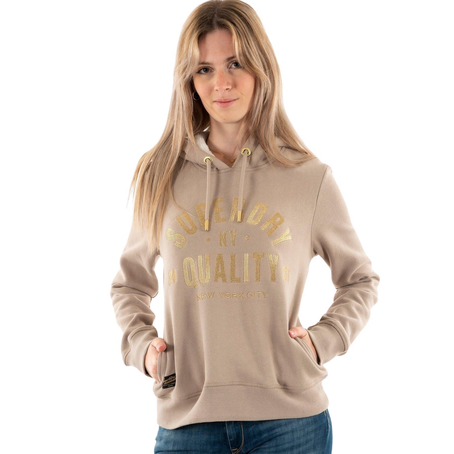 -hoodie Luxe Metallic Damen  S von Superdry